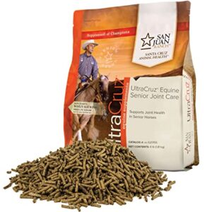 UltraCruz Equine Senior Joint Supplement for Horses, 4 lb, Pellet (28 Day Supply)