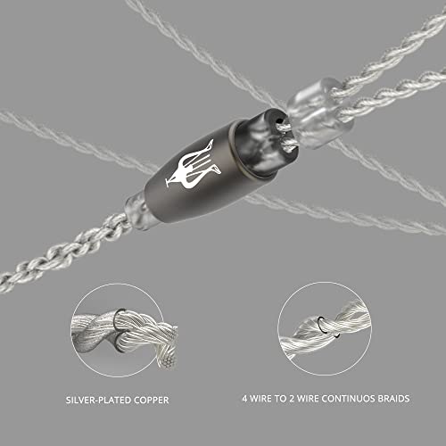 Rai MMCX Silver Plated Cable (3.5 mm)