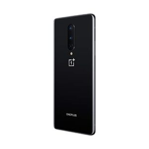 OnePlus 8 (5G) Dual-SIM IN2013 128GB/8GB RAM (GSM + CDMA) Factory Unlocked Android Smartphone (Onyx Black)- International Version