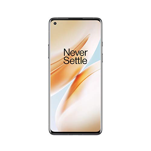 OnePlus 8 (5G) Dual-SIM IN2013 128GB/8GB RAM (GSM + CDMA) Factory Unlocked Android Smartphone (Onyx Black)- International Version