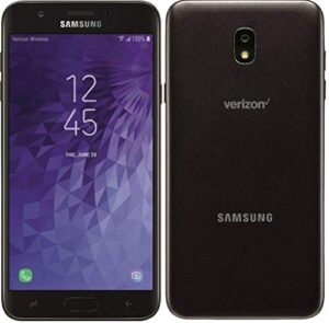 samsung galaxy j7 2018 (16gb) 5.5" hd display, android 8.0, octa-core, verizon locked 4g lte smartphone sm-j737v (black) (renewed)