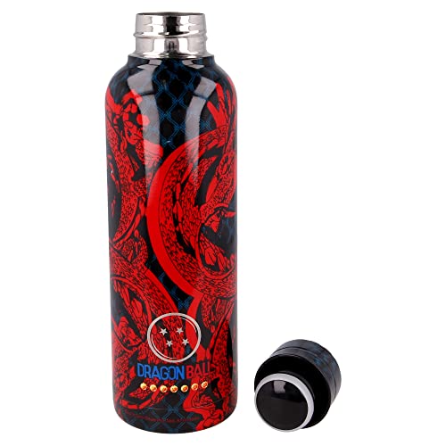 Stor Stainless Steel Bottle 515 ml Dragon Ball, Black, Medium