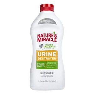 nature's miracle urine destroyer dog 32 ounces, enzymatic formula, pour