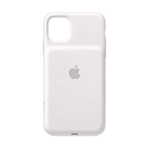 Apple Apple iPhone 11 Pro Max Smart Battery Silicone Case with Wireless Charging - White