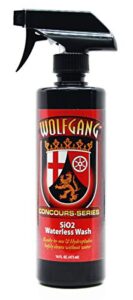 wolfgang concours series wg-1700 sio2 waterless wash, 16 oz
