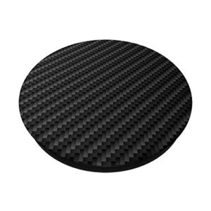 Design For Guys, Black Carbon Like Fiber Sleek Looking Gift PopSockets PopGrip: Swappable Grip for Phones & Tablets