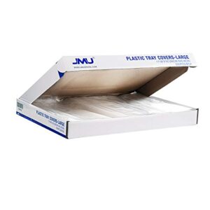 JMU Dental Tray Covers, Disposable Clear Plastic Sleeve, Midwest Size E 11.6" x 16", Box of 500