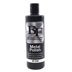 blackfire pro detailers choice bf-530 metal polish, 16 oz.