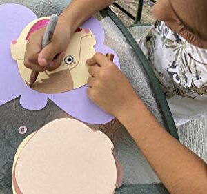 5.5” Multicultural Body Parts Large Creative Cut-Out Set, with Face, Person, Foot, Hand, 31 Cut-Outs per Design in a Pack for Classroom Décor, All About Me Activities, and Craft Activities for Kids