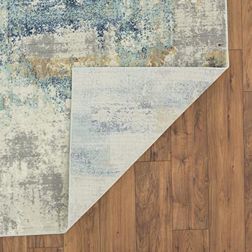 LUXE WEAVERS Kingsbury Abstract Gray Modern 5x7 Area Rug