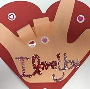 124 in a Pack- Valentine's Large Creative Cut-Out Set, 4 assortments Hearts, 5.5” Cut-Outs Classroom Décor, Valentine's Day Theme, and Craft Activities for Kids