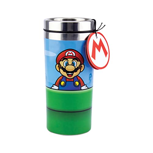 Super Mario Warp Pipe Travel Mug - 15oz Stainless Steel - Officially Licensed Nintendo Merchandise