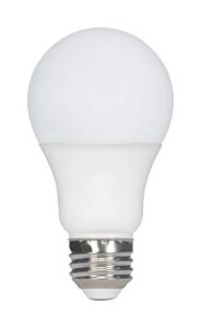 satco 11402 econo led a19 light bulb, 40w replacement, 2700k warm white, 450 lumens