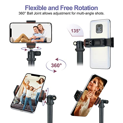 Selfie Stick & Tripod LINCO, Integrated, Portable All-in-One Professional, Heavy Duty, Lightweight, Bluetooth Remote for Apple & Android Devices, Separable Tripod Feet, Extends to 52", Black