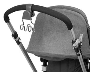 skip hop universal stroller hook, stroll & connect, grey (discontinued by manufacturer)