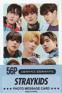 k-pop group 2020 new photo message card 56pcs set (postcard / 56sheets) (straykids)