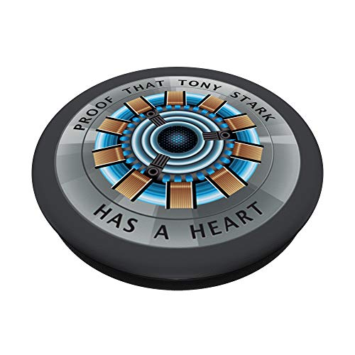 Marvel Avengers Endgame Tony Stark Has a Heart PopSockets PopGrip: Swappable Grip for Phones & Tablets