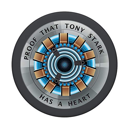 Marvel Avengers Endgame Tony Stark Has a Heart PopSockets PopGrip: Swappable Grip for Phones & Tablets