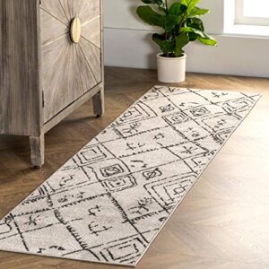 nuLOOM Nobu Modern Tribal Area Rug, 3' x 5', Beige