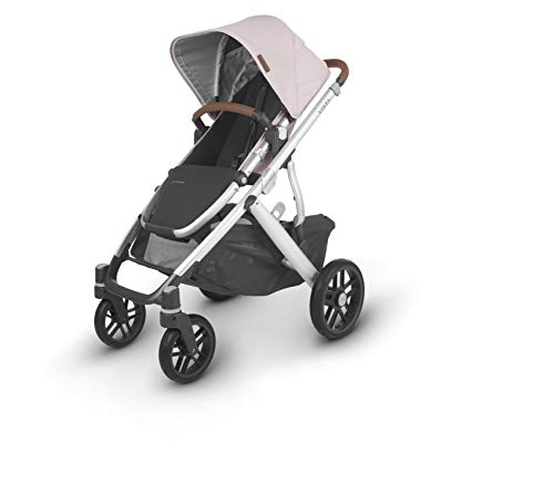 UPPAbaby Vista V2 Stroller - Alice (Dusty Pink/Silver/Saddle Leather) + Piggyback for Vista & Vista V2