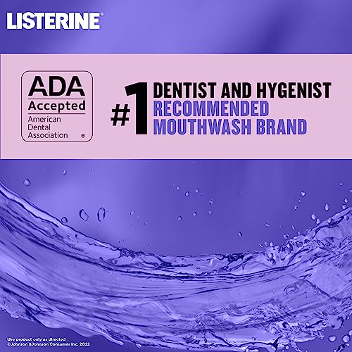 Listerine Smart Rinse Kids Alcohol-Free Anticavity Fluoride Mouthwash, ADA Accepted Oral Rinse for Cavity Protection, Berry Splash Flavor for Kids Oral Care, 500 mL