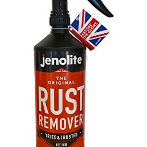 JENOLITE Original Rust Remover Liquid Trigger Spray - Removes Rust Back To Bare Metal - 1 Litre