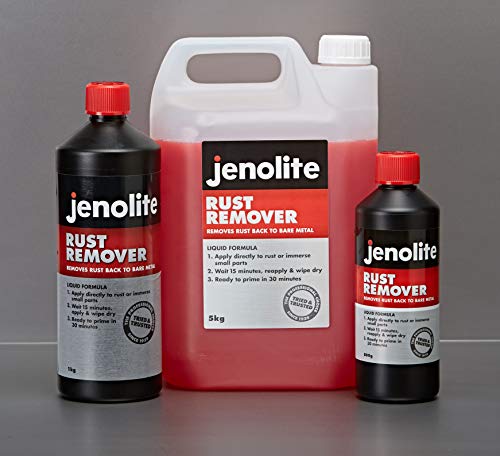 JENOLITE Original Rust Remover Liquid Trigger Spray - Removes Rust Back To Bare Metal - 1 Litre