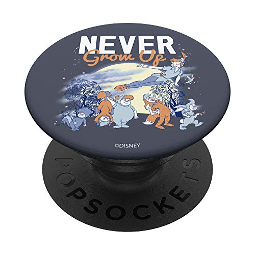 Disney Peter Pan Lost Boys Never Grow Up Moonlight Portrait PopSockets PopGrip: Swappable Grip for Phones & Tablets