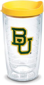 tervis made in usa double walled baylor university bears insulated tumbler cup keeps drinks cold & hot, 16oz, emblem