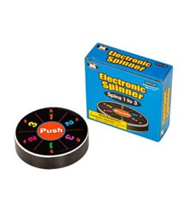 super duper publications | electronic spinner game counter with sound and light (1-3) | educational learning resource for children