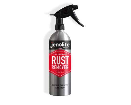 JENOLITE Original Rust Remover Liquid Trigger Spray - Removes Rust Back To Bare Metal - 500ml