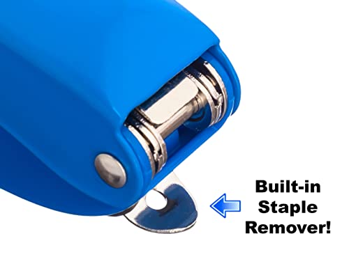 Aria-Plus Half-Strip Mini Stapler (Blue)