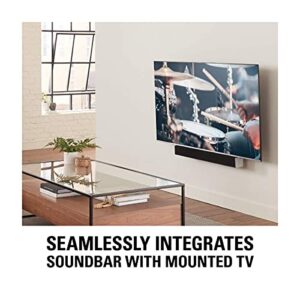 Sanus Soundbar Mount For TV Mount Bracket - Height & Depth Adjust, Moves In-Sync With TV, Supports Sound Bars Up To 20 lbs - SASB1-B1