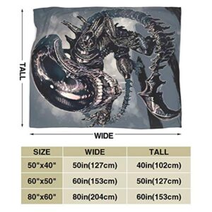 Cai Jingg Sintee-Alien-Xenomorph Beautiful Ultra-Soft Micro Fleece Blanket.