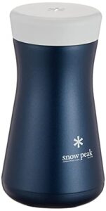 snow peak's tsuzumi bottle 350, tw-350nv, stainless steel, vacuum-sealed, double-walled, made in japan, lifetime product guarantee, lightweight for camping & everyday use, one size