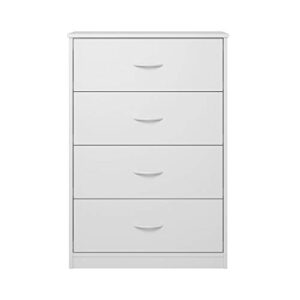 drawer dresser mainstays classic 4 (white)