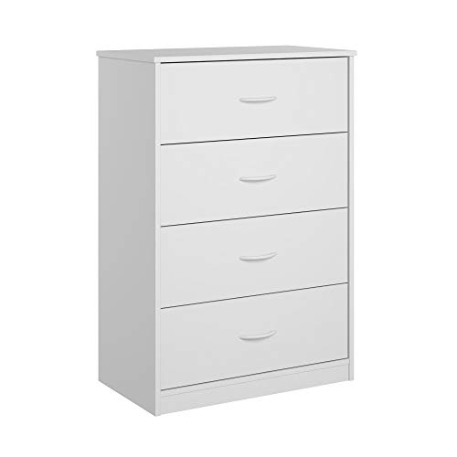Drawer Dresser Mainstays Classic 4 (White)