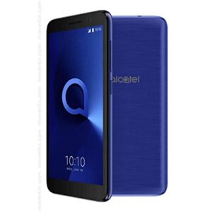 alcatel 1 (2019) 4g lte unlocked 5 inch 8mp flash 5033d quad core factory unlocked android oreo worldwide desbloqueado (blue)