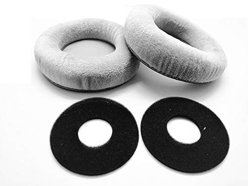 VEKEFF K701 Earpads Replacement Ear Cushions Pad Covers for AKG K702 701 Q702 K601 K612 K712 Pro Headphones (Gray)