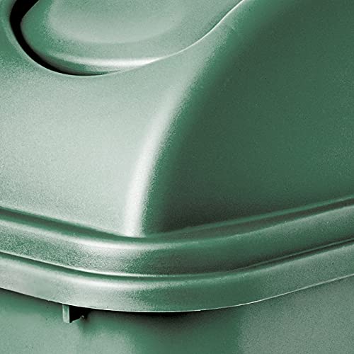 Simpli-Magic 79231 Swing-Top Lid Recycle Bin, Basic, Green