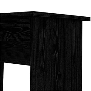 Tvilum Desk with 5 Drawers, Black Woodgrain