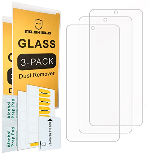 [3-Pack]-Mr.Shield Designed For Samsung Galaxy A51 / Galaxy A53 5G / Galaxy A52/A52 5G [Tempered Glass] [Japan Glass with 9H Hardness] Screen Protector with Lifetime Replacement