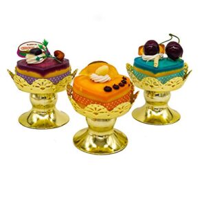 Cupcake and Dessert Stand, Gold, Standard Size (12 pcs)