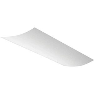 beam lighting smooth white acrylic overlay film | 9-15/16" wide x 22-7/8" long | replacement for lithonia part u360001