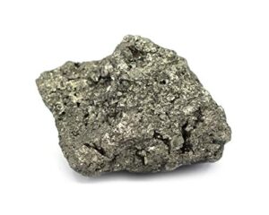 raw pyrite, mineral specimen - approx. 1" - geologist selected & hand processed - great for science classrooms - eisco labs