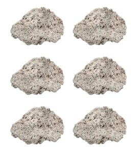 6pk raw pumice, igneous rock specimens - approx. 1" - geologist selected & hand processed - great for science classrooms - class pack - eisco labs