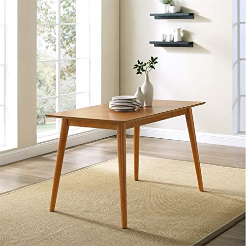 Crosley Furniture Landon Mid-Century Modern Wood Dining Table, Acorn