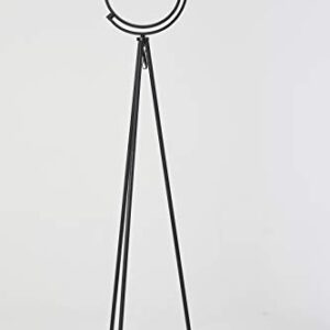 Syrinx Eclipse LED Floor Lamp, Modern Tripod LED Floor Lamp LED Ring Light for Living Rooms, Bedroom, Dorm Room, Office