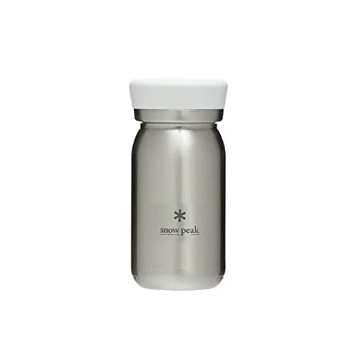 Snow Peak Milk Bottle - Compact, Durable, Insulated Bottle - Stainless Steel - 350 ml