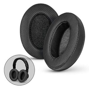 brainwavz replacement memory foam earpads - suitable for many other large over the ear headphones - akg, hifiman, ath, philips, fostex (perforated black)